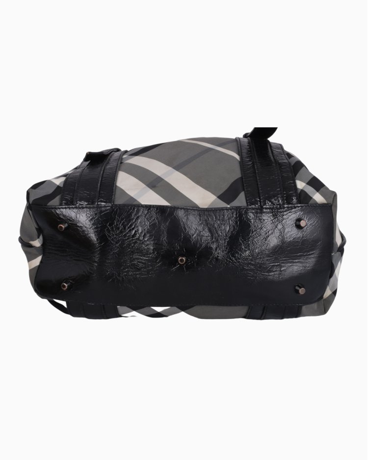 Bolsa Burberry Original Beat Check Victoria Tote Xadrez Feminina